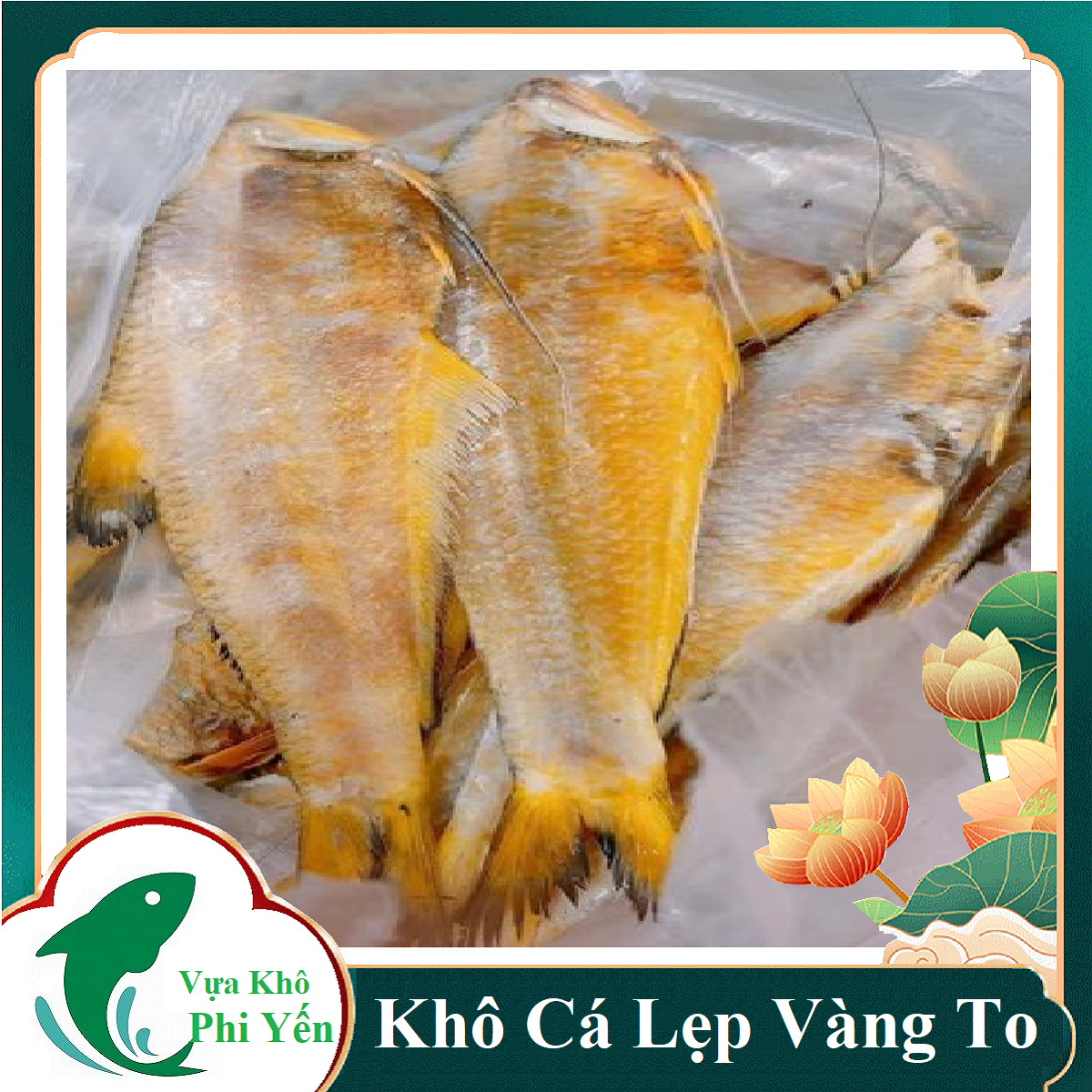 Khô cá lẹp vàng đặc sản cà mau- khô cá lẹp vàng đặc sản vàng cà mau- hương vị mới lạ ngon