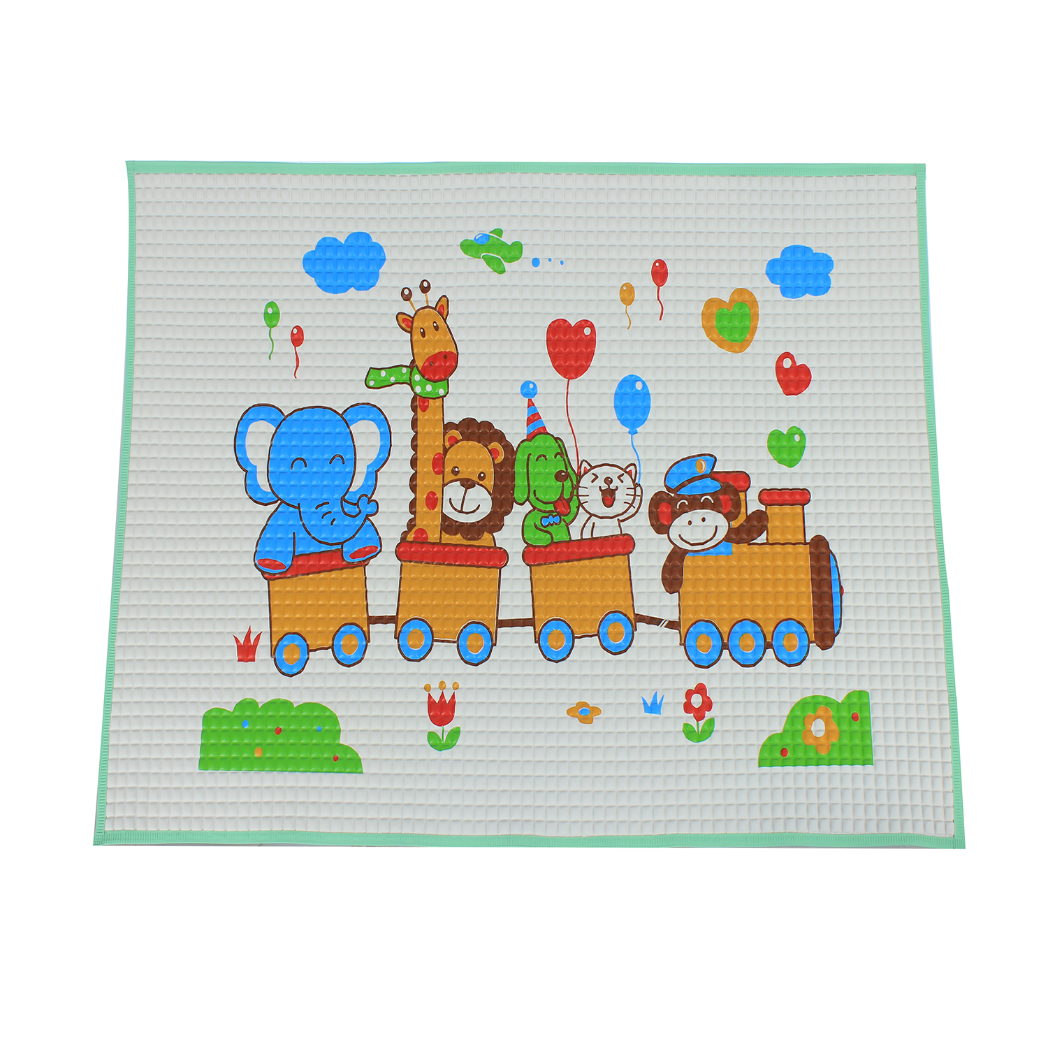 [100% Cao Su Thiên Nhiên]Nệm Cao su non Nằm Mát Cho Trẻ Sơ Sinh 60cmx90cm(Họa Tiết Dễ Thương);Nệm Nước Cao Su Non Chống Thấm Nằm Mát Cho Bé