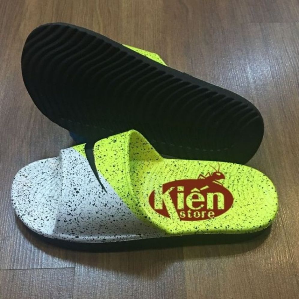 [Xưởng sỉ bằng lẻ] Dép nam quai ngang đẹp chất siêu nhẹ màu xanh cốm chống trơn đi rửa nước thoải mái chất dép nhẹ, dép nam thể thao cá tính