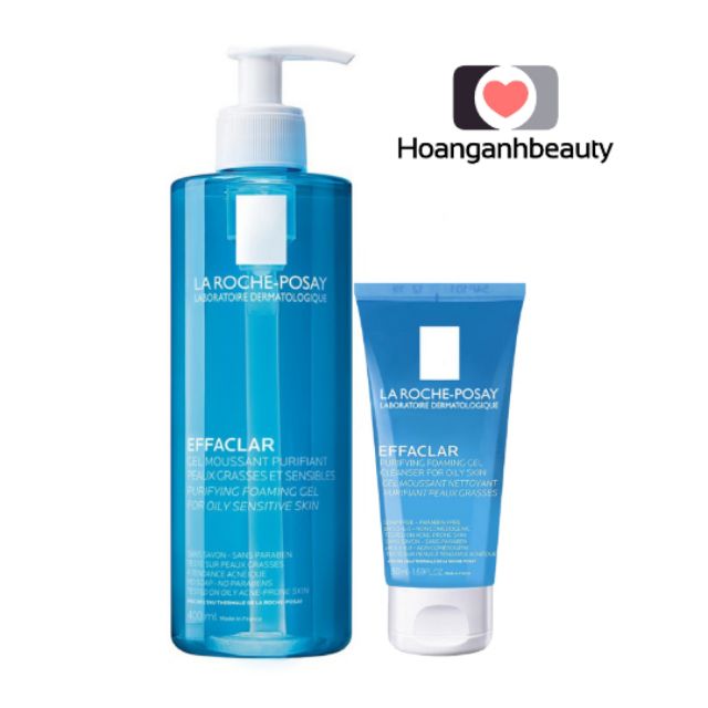Sữa rửa mặt kiểm soát dầu la roche posay effaclar gel