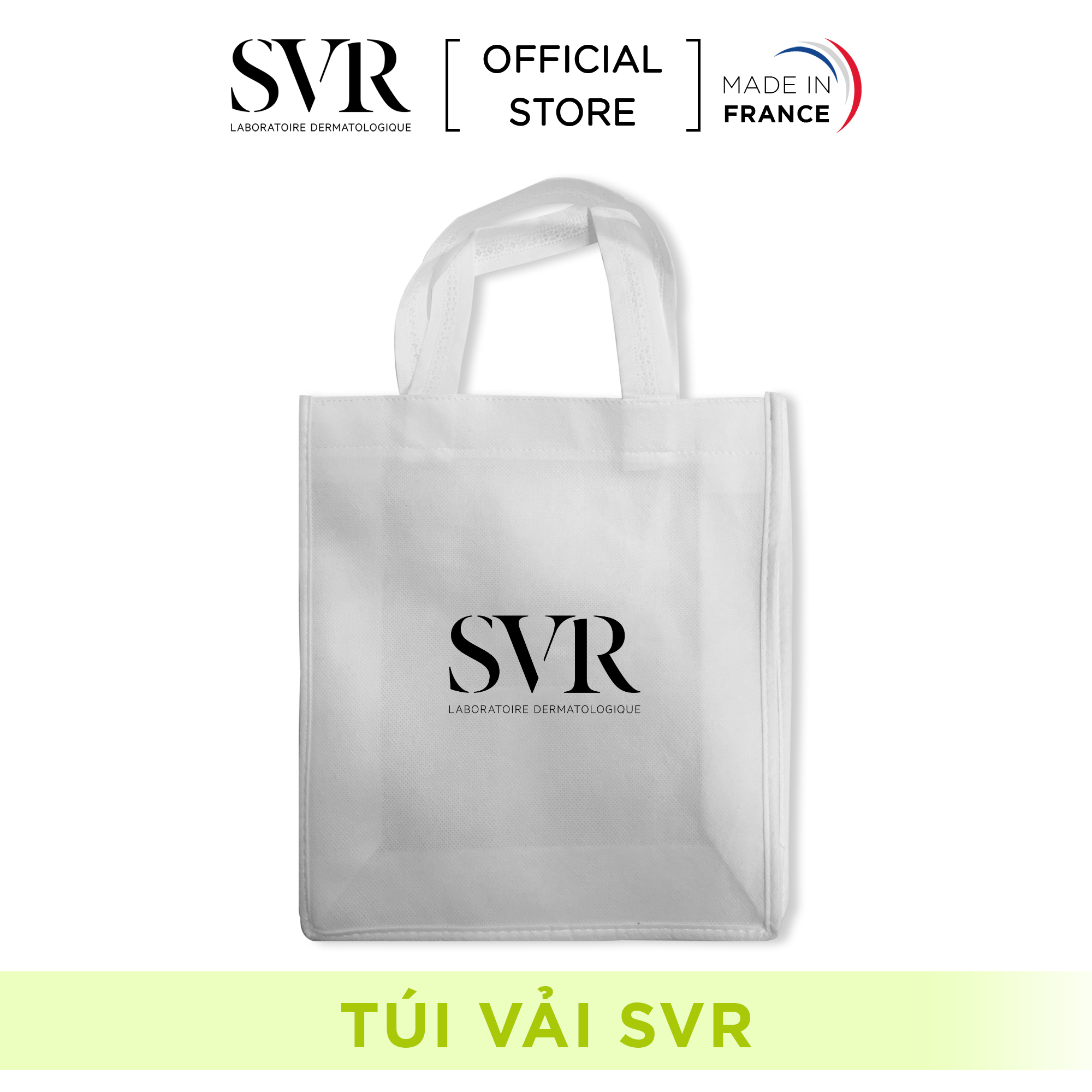 Túi vải không dệt cao cấp SVR màu trắng