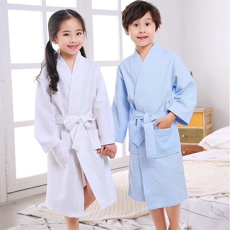 Áo choàng tắm, áo choàng ngủ hàng cao cấp cotton dùng trong khách sạn, nhà nghỉ, spa, đi biển, đi ngủ