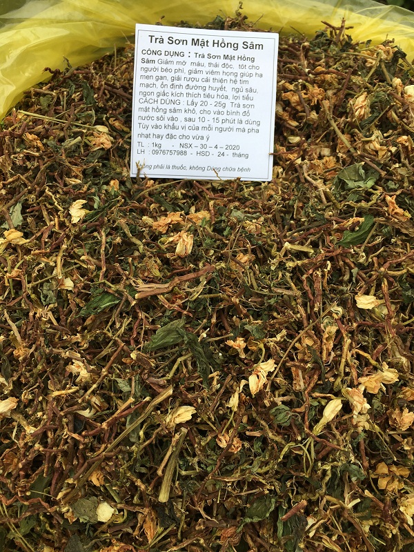 1kg trà sơn mật hồng sâm - thảo lộc có tặng quà