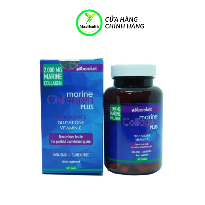 Viên uống làm đẹp da marine collagen plus - maxhealth vvv