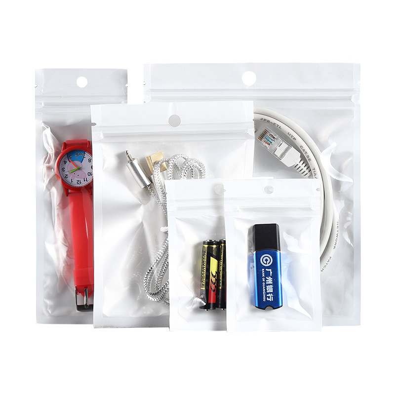 Túi zip lock trắng sữa