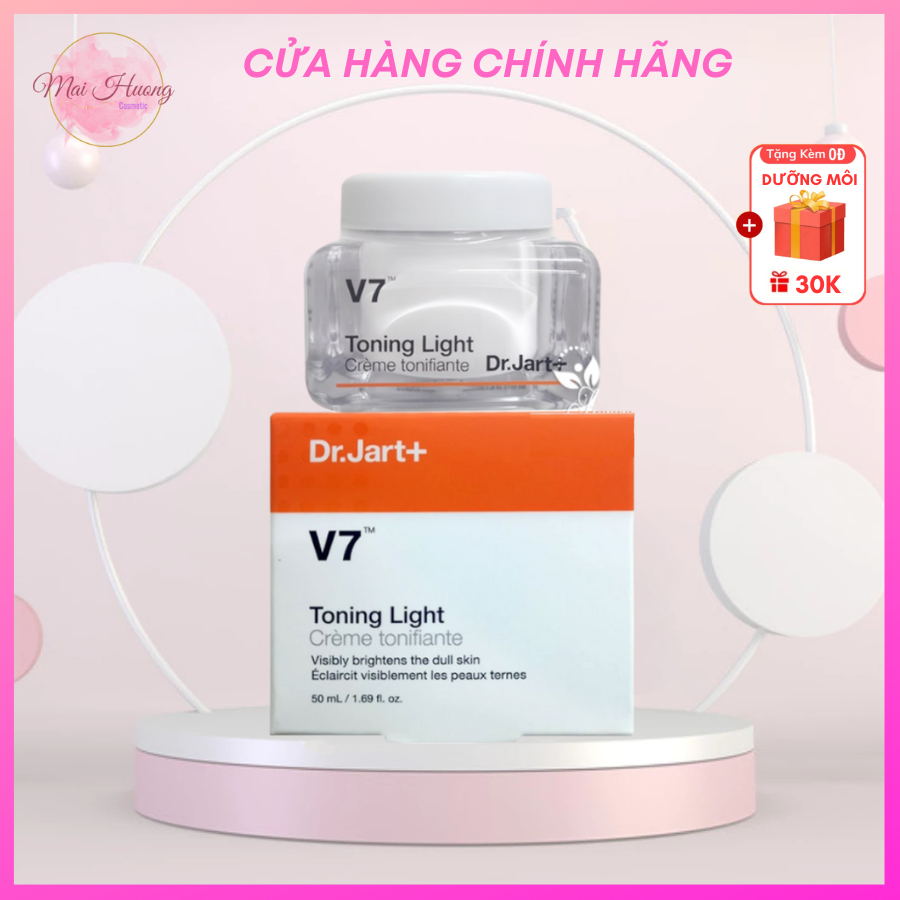 Kem Dưỡng Trắng Và Tái Tạo Da Cao Cấp V7 Toning Light Dr.Jart Hàn Quốc 50ml