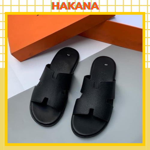 Dép nam đế cao quai ngang đẹp thời trang Hakana HM010