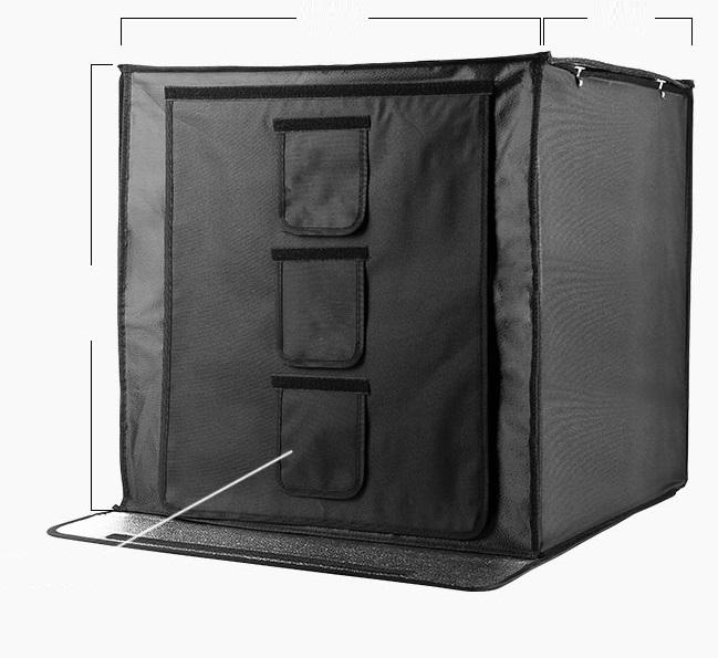 Mini studio ultra box hộp chụp ảnh sản phẩm chuyên dụng tích hợp nhiều màu led 6060 cm
