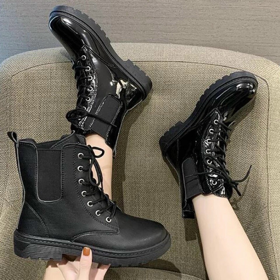 Bốt nữ thời trang cổ cao phong cách cá tính