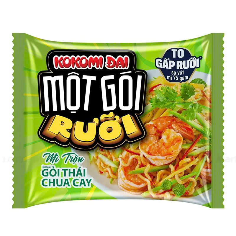 CB 10 GÓI MÌ TRỘN KOKOMI GỎI THÁI CHUA CAY 134GR - 67688