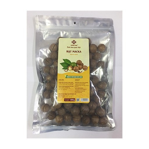 Hạt macka rang nứt vỏ - vị bùi thơm ngon - 500gr