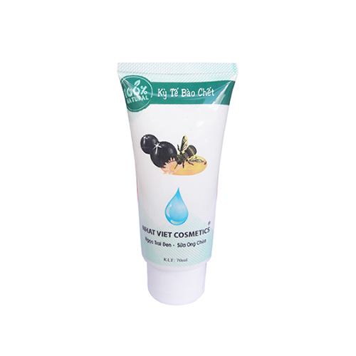 [HCM]Gel Tẩy Kỳ Tế Bào Chết Da Mặt Ngọc Trai Đen Sữa Ong Chúa (70ml)