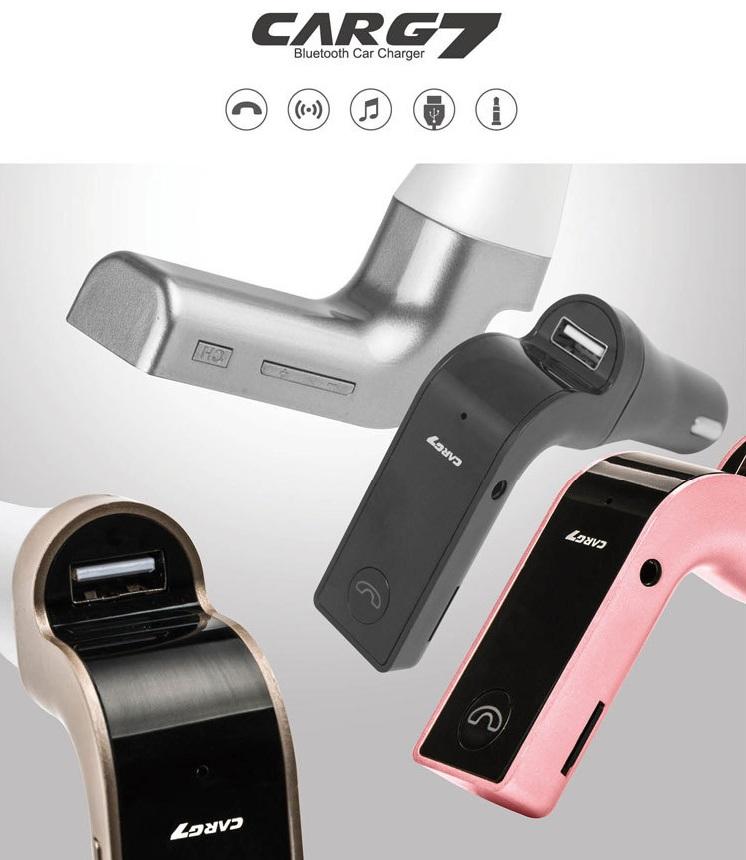 Tẩu sạc nghe nhạc, bluetooth cho ô tô Car G7