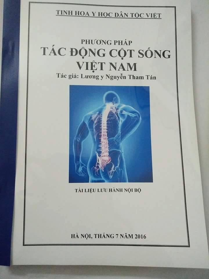 Sách Phương pháp tác động cột sống Việt Nam – Lương y nguyễn Tham Tán