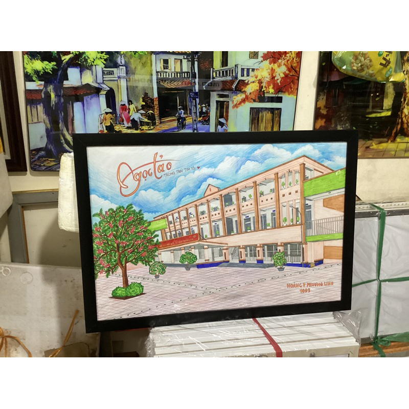 Khung tranh a3 (30x40) lòng khung