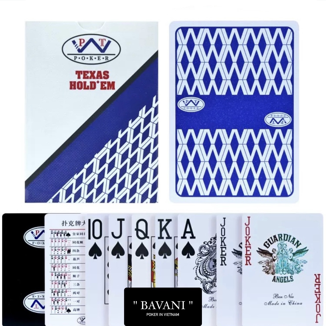 Bài Poker, Bài Tây 100% Nhựa PVC Cao Cấp , Tổng Hợp Các Mẫu Xu Hướng - Lá To , Số To , Chống Nước