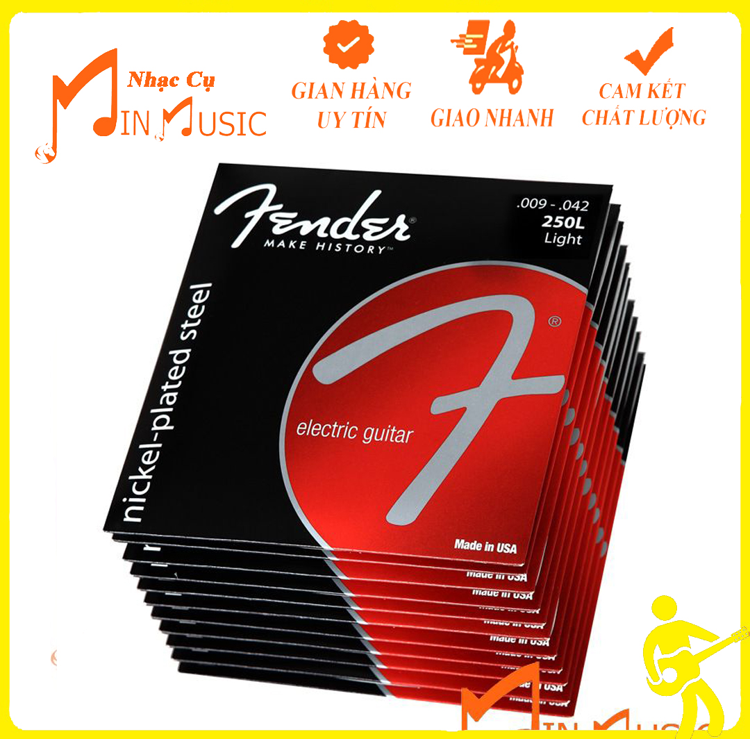 Dây đàn guitar điện Fender | string fender (dây sáng tiếng đàn đanh và chắc )