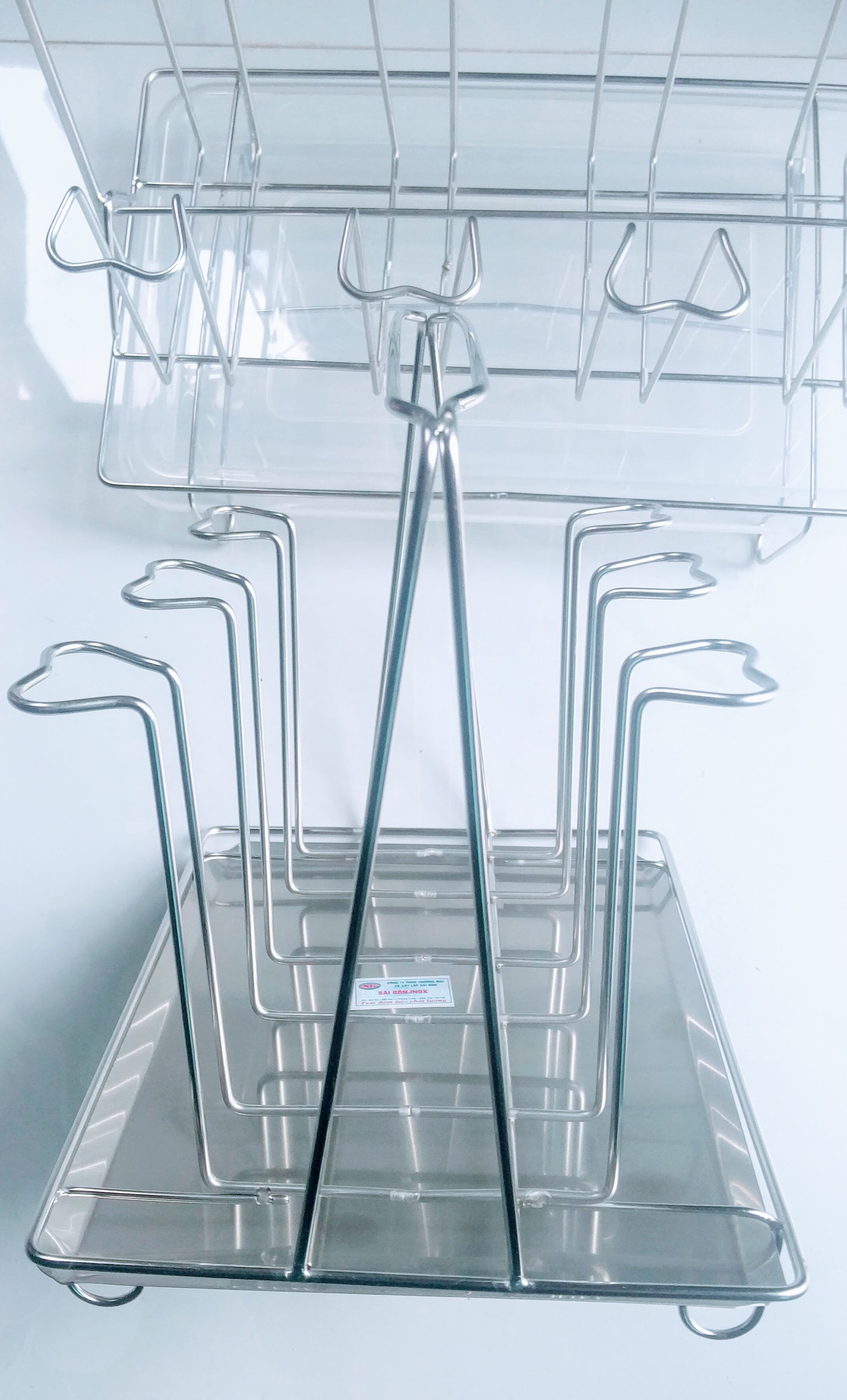 khay úp cốc uống nước inox cao cấp không gỉ