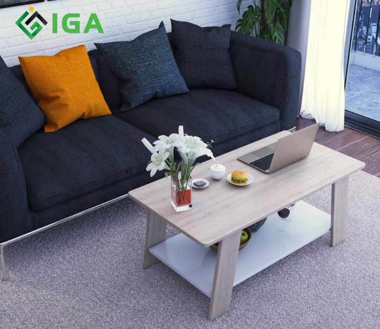 ☕ Bàn Trà/Cà phê Sofa, Bàn Cà phê, Bàn Sofa, Bàn phòng khách Hiện Đại Phong Cách Nhật 2 Tầng - GP67 ☕