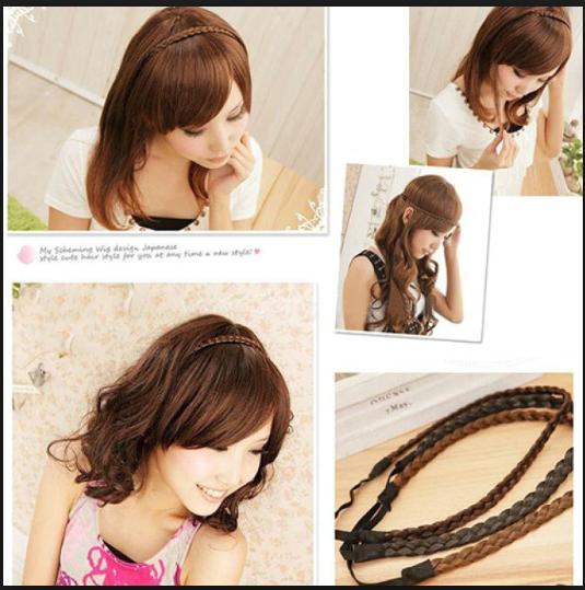 Băng đô tết bím tóc phong cách boho