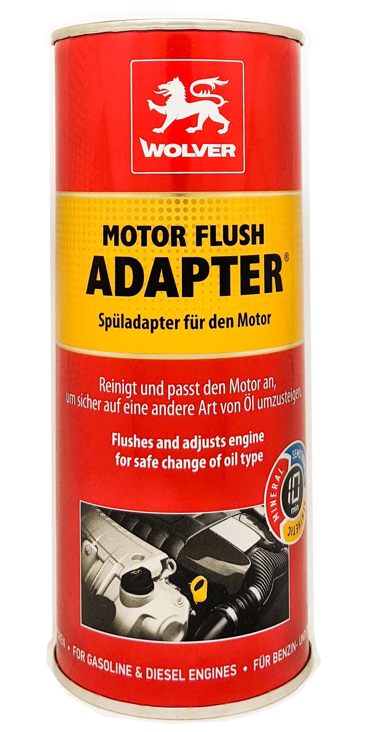 Phụ Gia Làm Sạch Động Cơ Lâu Ngày Wolver Adapter 350ML - Germany Nhập Khẩu