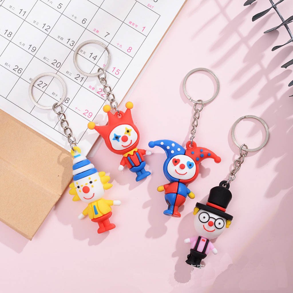 Móc khóa 4 chú hề đáng yêu buta mk04