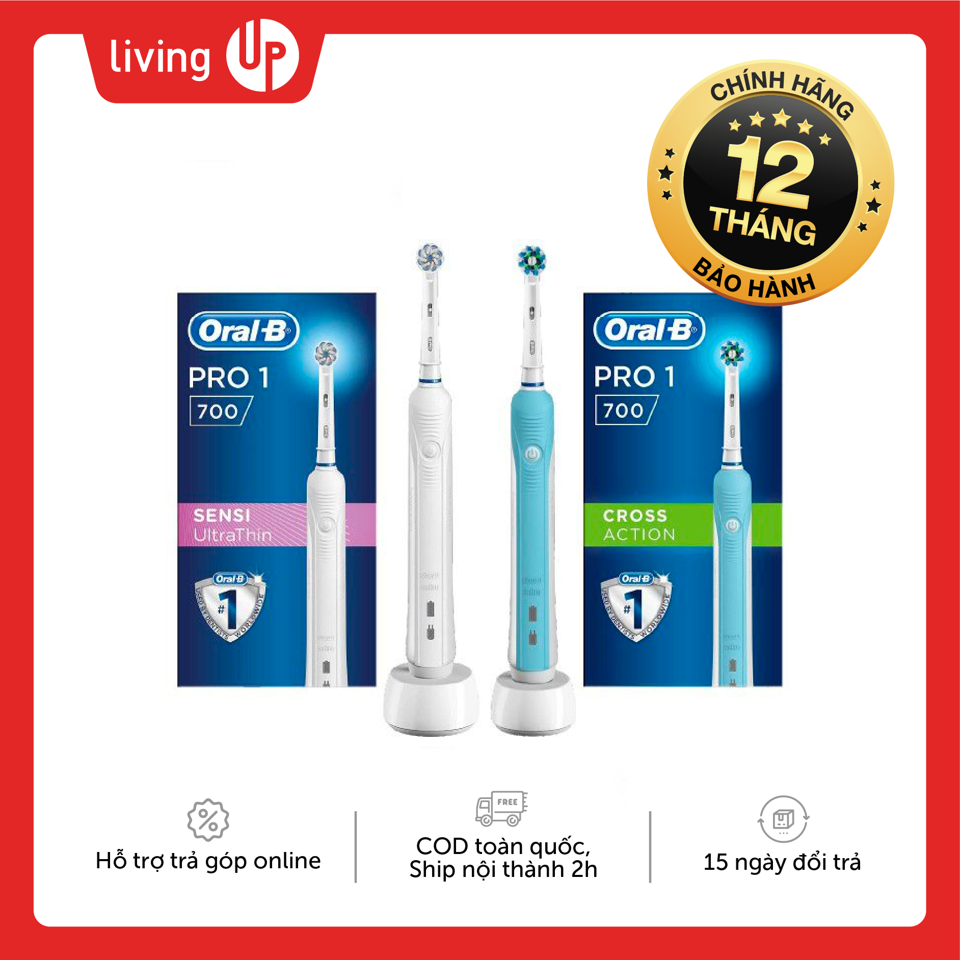 Bàn chải điện Oral-B Pro 1 700