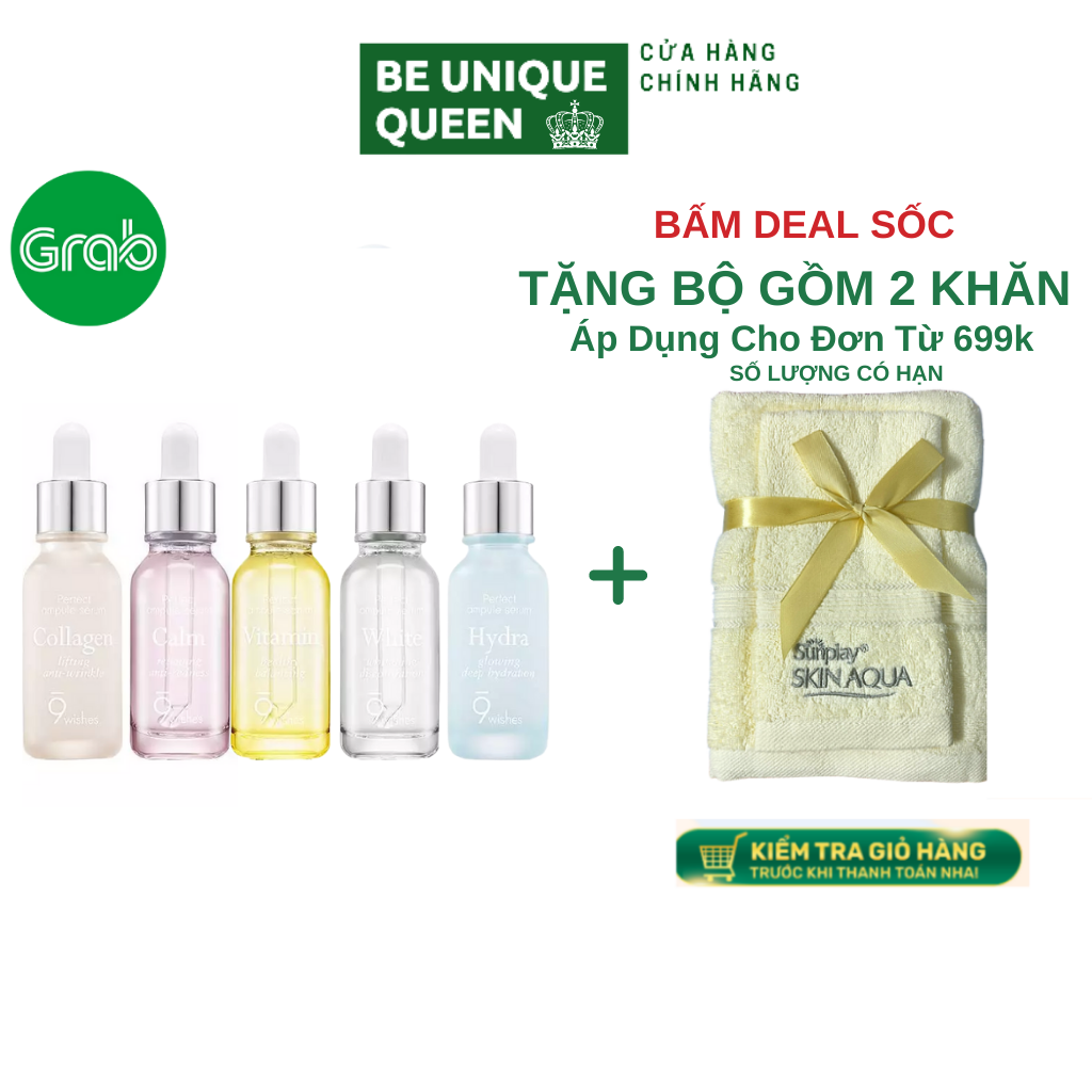 Serum dưỡng da các dòng hãng 9Wishes