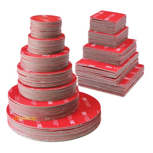 Bộ 10 miếng dán keo 2 mặt cường lực 3m vhb