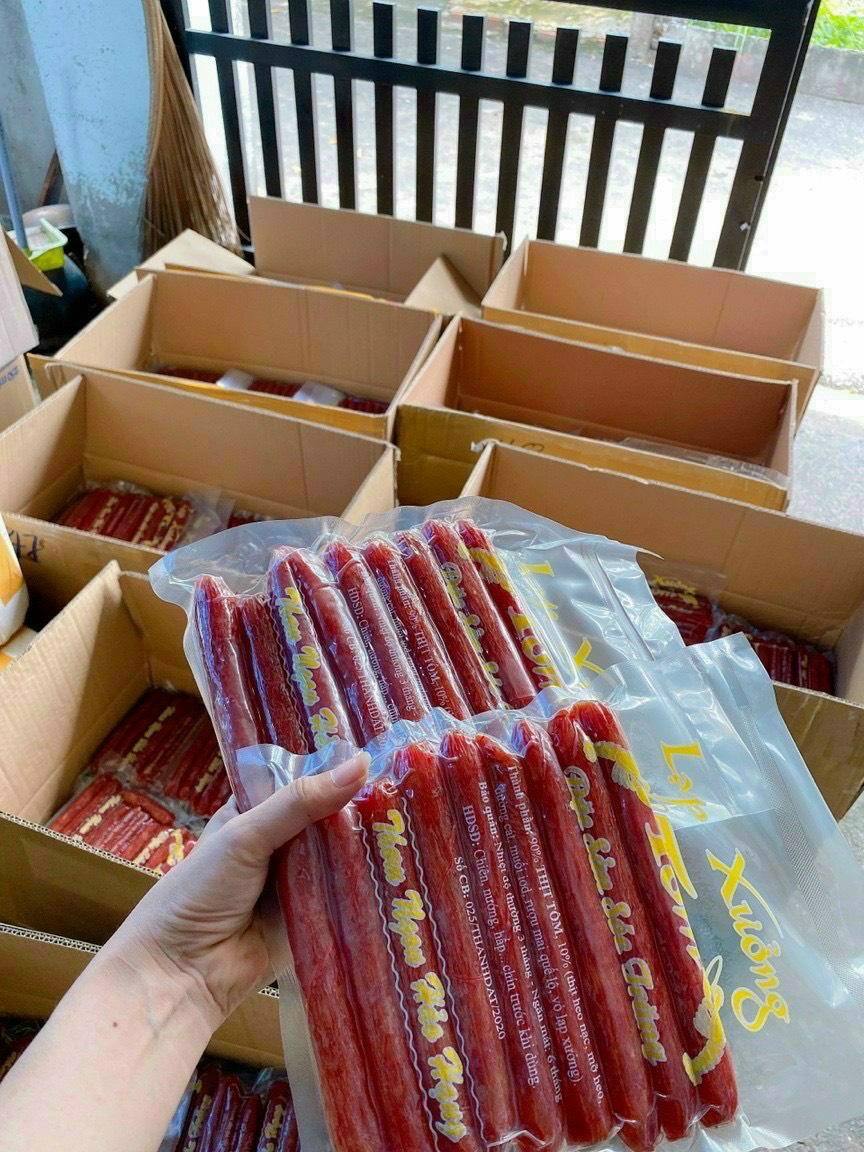 Lạp xưởng tôm sóc trăng 500gr