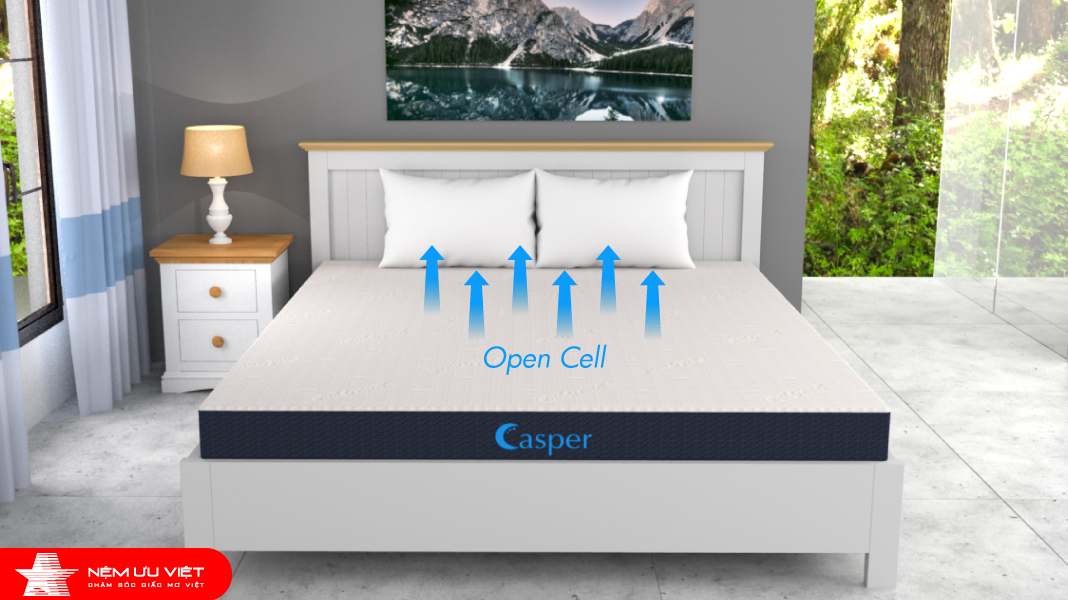 Nệm cao su nhân tạo Casper Ưu Việt