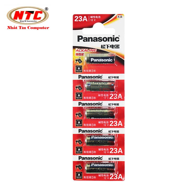 [HCM]Vỉ 5 viên pin Panasonic LRV08 23A 12V dùng cho chuông cửa báo động báo cháy romote cửa cuốn romote máy lạnh (nhiều màu) - Phụ Kiện 1986