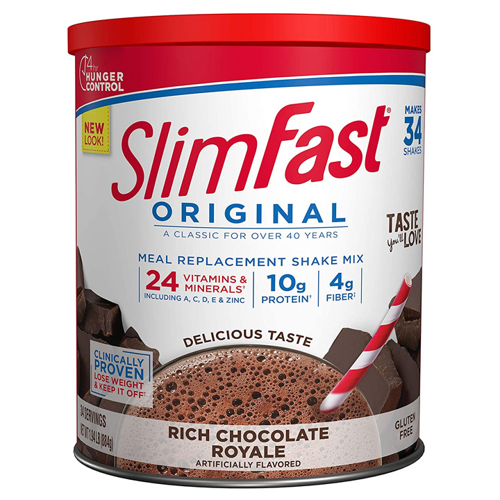 Bột giảm cân Slim Fast vị socola hộp 884g