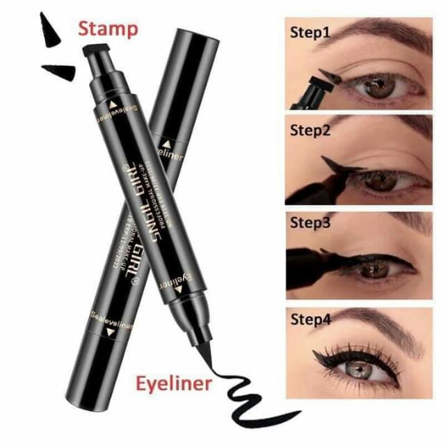 Kẻ eyeliner 2 đầu - sản phẩm không thể thiếu trong bộ sưu tập làm đẹp của bất kỳ cô gái nào. Hãy xem hình ảnh sau để tìm hiểu cách kẻ với dụng cụ này và tạo ra một ánh mắt đỉnh cao.