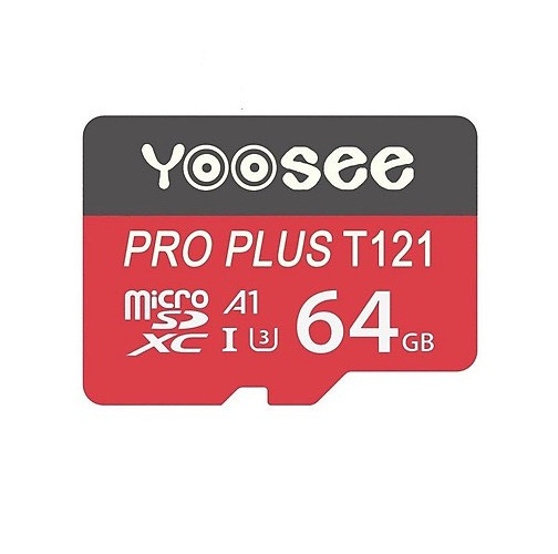 [HCM]Thẻ Nhớ  Yoosee Pro Plus 64GB A1 U3 4K R95MB.s W45MB.s [Đỏ] - Chuyên Camera và Điện Thoại