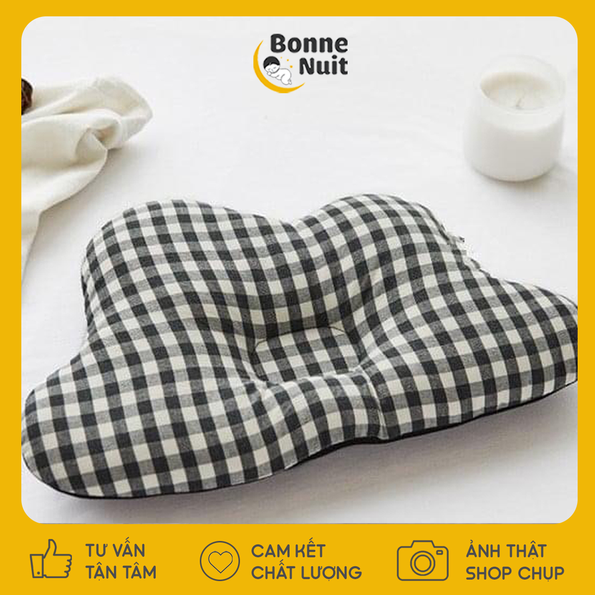 Gối đám mây chống bẹp đầu cho bé