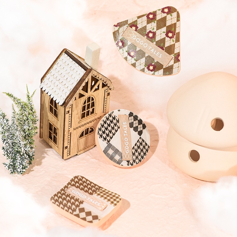 Gogo tales - set 3 bông mút trang điểm gogotales gt350