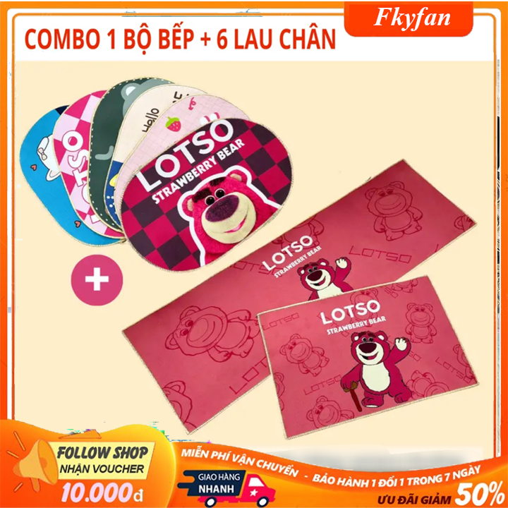 Thảm bếp cao cấp, thảm lau chân nhà bếp siêu thấm nước, chống trượt, hàng đẹp loại 1