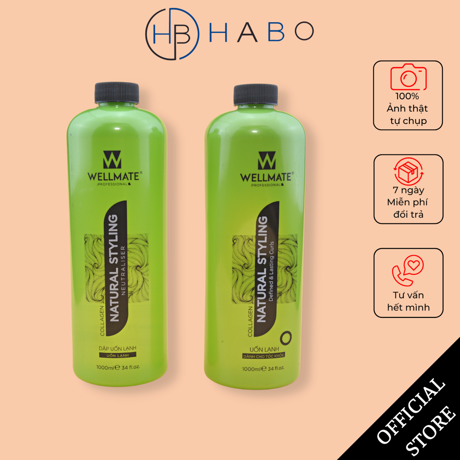 Thuốc uốn lạnh Wellmate cao cấp bảo vệ tóc khỏe mạnh khi uốn