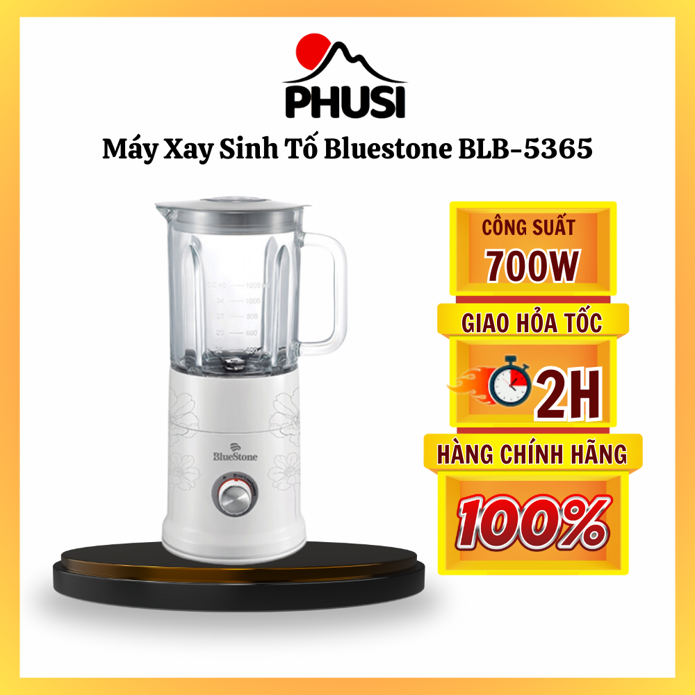 Máy xay sinh tố bluestone blb-5365 công suất 700w mạnh mẽ, kiểu dáng trang nhã, hoạt động êm ái- hàng chính hãng