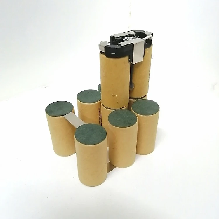 Pin sạc - pin máy khoan - gói cell pin mới ni-cd 12v 2200mah - hitachi