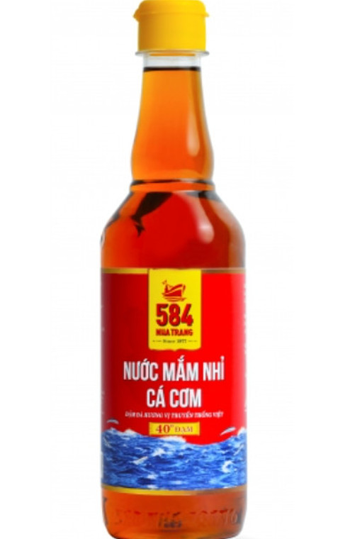 Nước mắm nhỉ cá cơm - loại 40 độ đạm - chai nhựa pet 500 ml