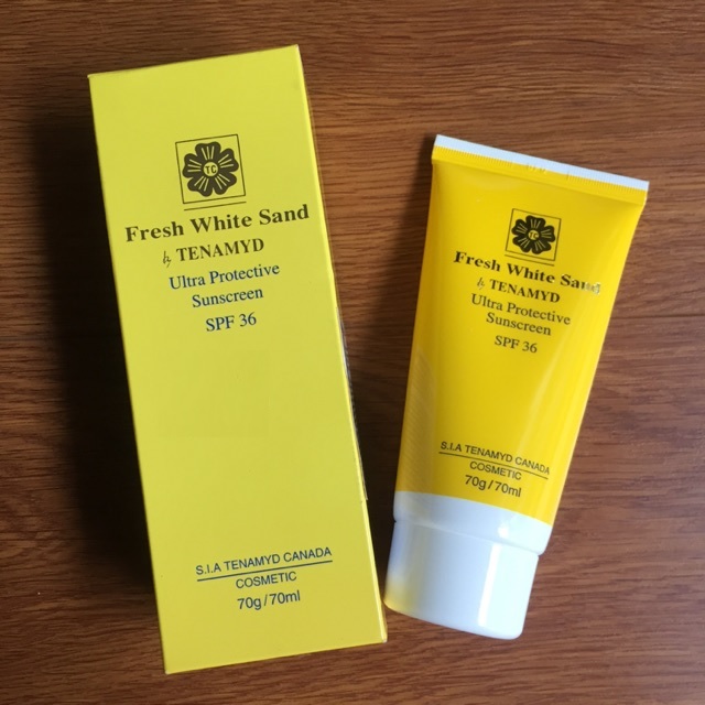 Kem chống nắng fresh white sand tenamyd ultra protective sunscreen spf36 70g/70ml