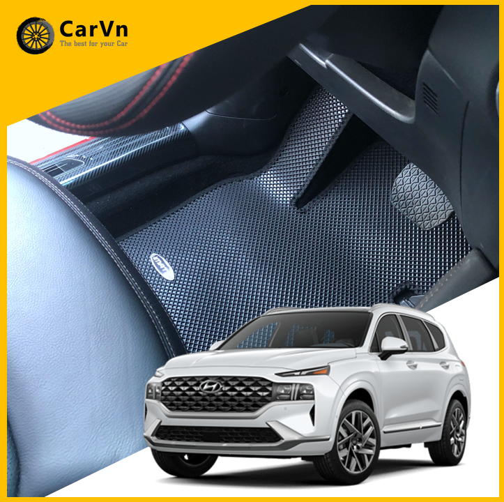 Thảm lót sàn cao su iMATS cho HYUNDAI SANTAFE (2021+)