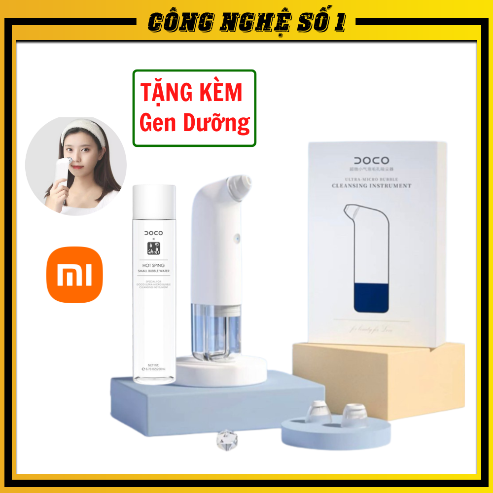 Máy hút mụn Xiaomi Doco hút sạch sâu nang lông, lỗ chân lông, loại bỏ mụn và bã nhờn hiệu quả, không gây hư tổn da, máy hút mụn cầm tay, máy hút mụn mini, máy hút mụn siêu mạnh, máy hút mụn đầu đen