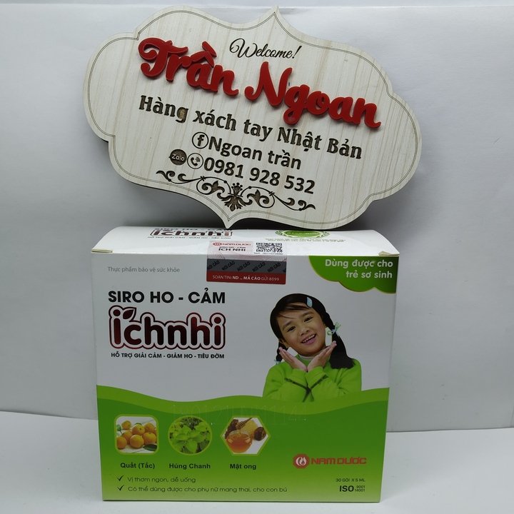 Siro ho-cảm ích nhi - hộp 30 gói
