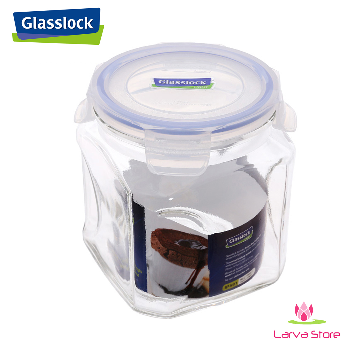 Hũ thủy tinh glasslock 1500ml ip591 hàn quốc