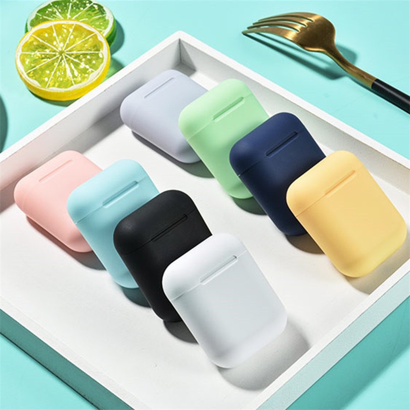 Tai nghe Bluetooth không dây TWS i12 macaron nhiều màu sắc xinh xắn nhiều lựa chọn dành cho mọi dòng điện thoại