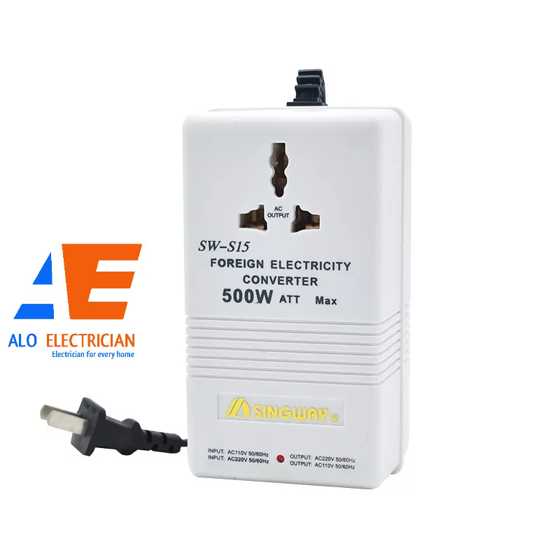 Bộ đổi điện 110V sang 220V mang đi nước ngoài loại 500W