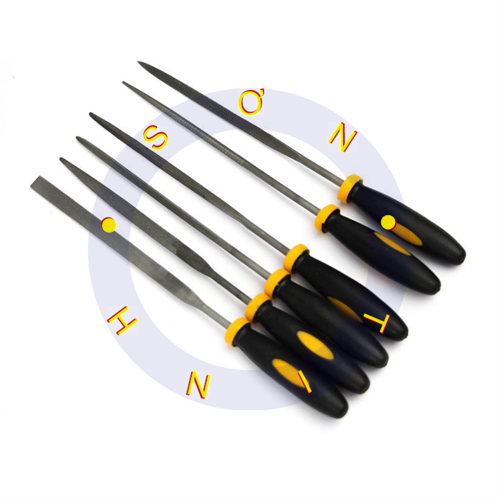 Bộ 6 dũa mini needle files set tolsen 32046